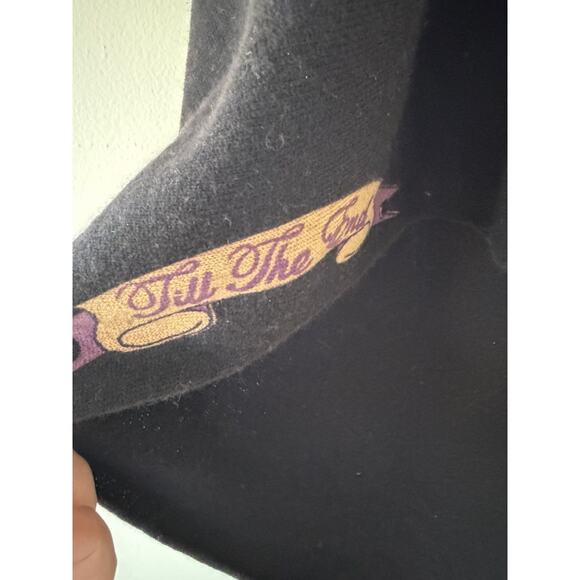 Till the End Raw 7 100% Cashmere Poncho Cape Tattoo Art Black One Size $595 Y2K - Picture 5 of 6